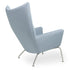 CH445 Wing Lounge CHair / Stainless Steel