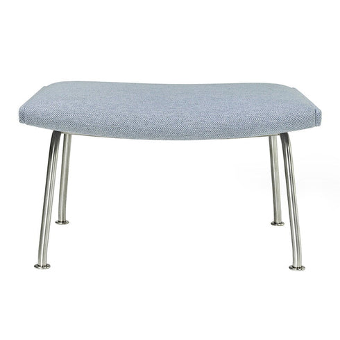 CH446 Wing Footstool / Stainless Steel