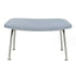 CH446 Wing Footstool / Stainless Steel
