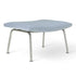 CH446 Wing Footstool / Stainless Steel