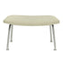CH446 Wing Footstool / Stainless Steel