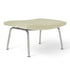 CH446 Wing Footstool / Stainless Steel