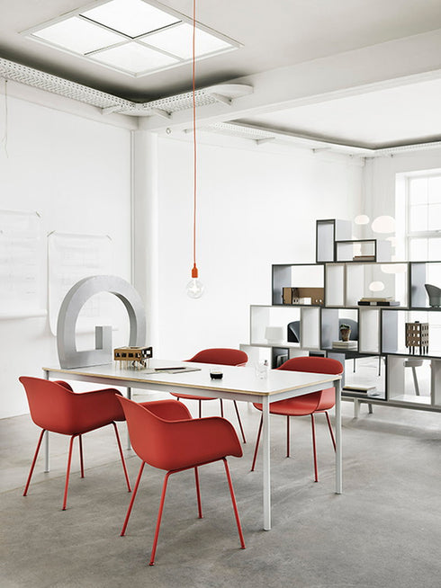 Fiber Armchair / Tube Base