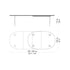B619 Super Eliptical Extension Table / Laminate