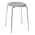 Dot™ Stool Leather / Chromed Steel Base