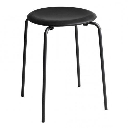 Dot™ Stool Leather / Black Base