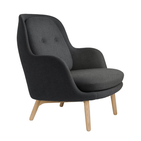 Fri™ JH5 Armchair / Oak Wood Base