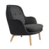 Fri™ JH5 Armchair / Oak Wood Base