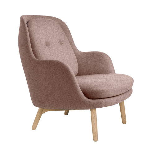 Fri™ JH5 Armchair / Oak Wood Base
