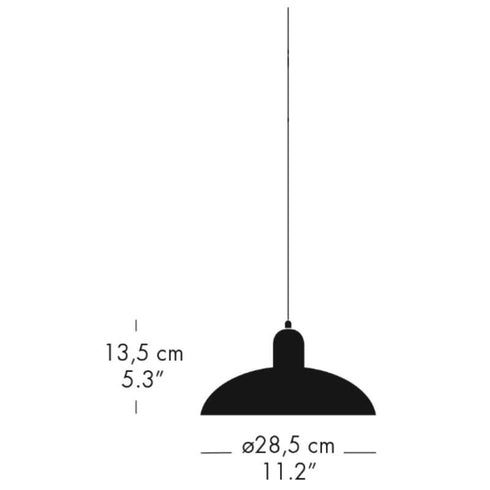 Kaiser Idell™ 6631-P Suspension Lamp