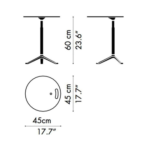 Little Friend™ KS12 Side Table / Frame Polished