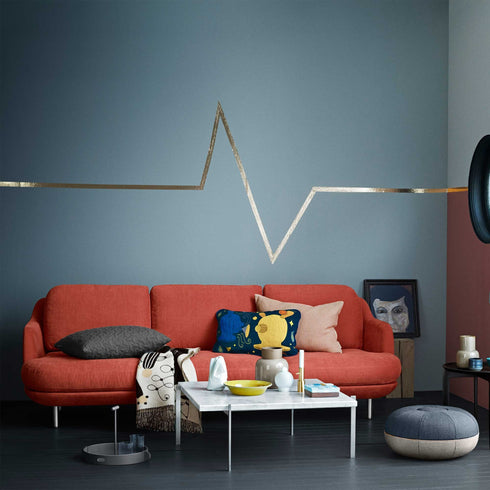 Lune™ Jh300 3-Seater Sofa / Aluminium Feet