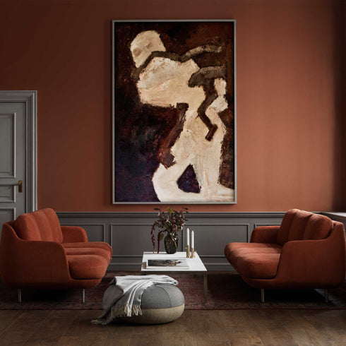 Lune™ Jh300 3-Seater Sofa / Aluminium Feet