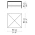Planner™ MC320 Coffee Table / Square