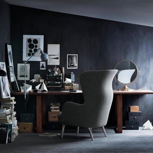 Ro™ JH1 Wingback Chair / Aluminium