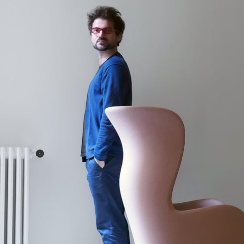 Ro™ JH1 Wingback Chair / Aluminium