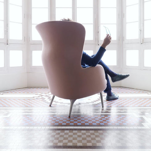 Ro™ JH1 Wingback Chair / Aluminium