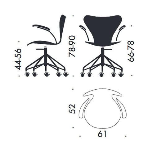 Series 7™ Swivel Armrest Chair / Office Chair