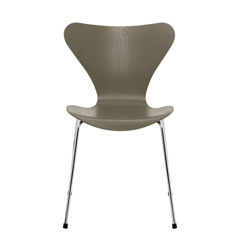 Serie 7™ Chair Coloured Veneer / Chromed Base