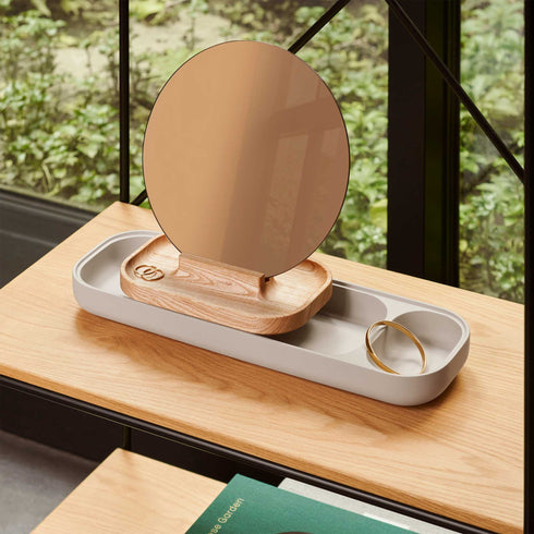 Slide Jewelry Tray With Mirror