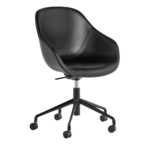 About a Chair AAC 155 Office Chair Leather Black Base