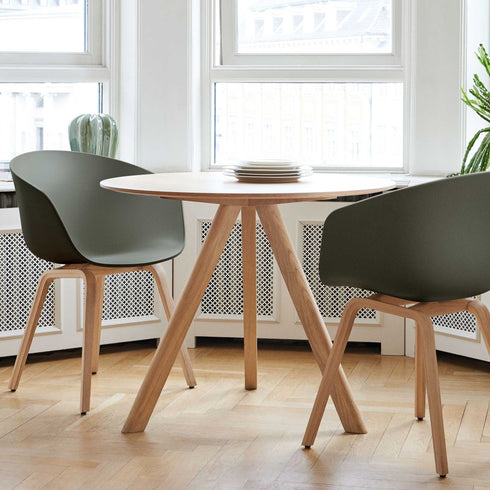 AAC 22 Armchair Water-Based Lacquered Oak