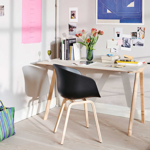 AAC 22 Armchair Water-Based Lacquered Oak