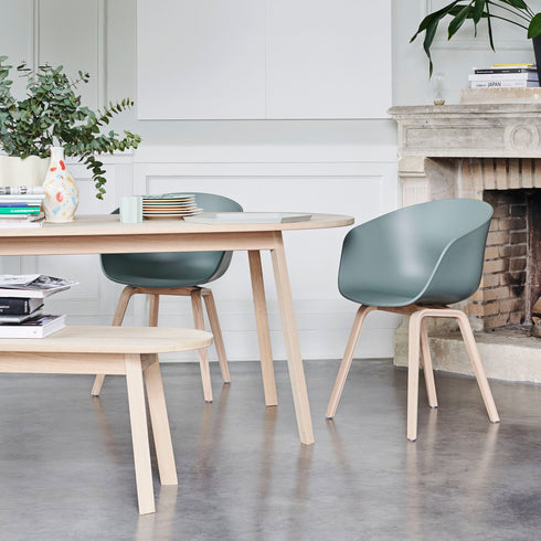 AAC 22 Armchair Water-Based Lacquered Oak