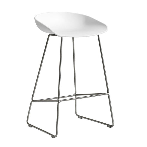 About a Stool AAS 38 Bar Stool Low Stainless Steel Base