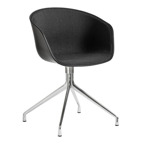 About a Chair 20 Swivel Chair Upholstered Polished Base