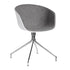 About a Chair 20 Swivel Chair Upholstered Polished Base