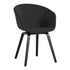 About a Chair AAC 23 Armchair Upholstered Black Oak Base