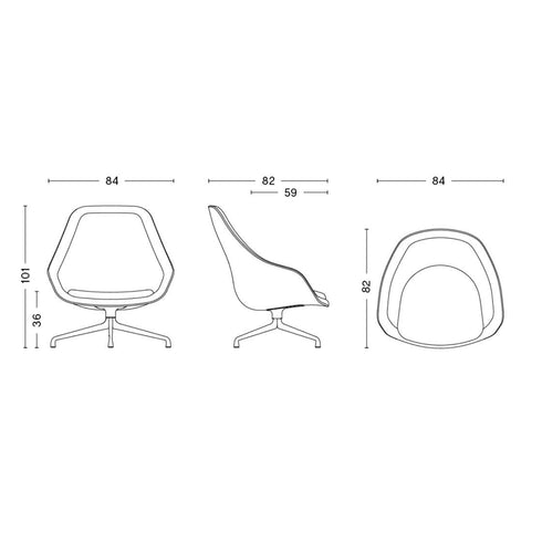 About a Lounge Chair AAL 91 Swivel Chair