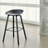 About a Stool AAS 32 Bar Stool High Black Stained Oak Base