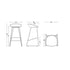 About a Stool AAS 38 Bar Stool High Black Base