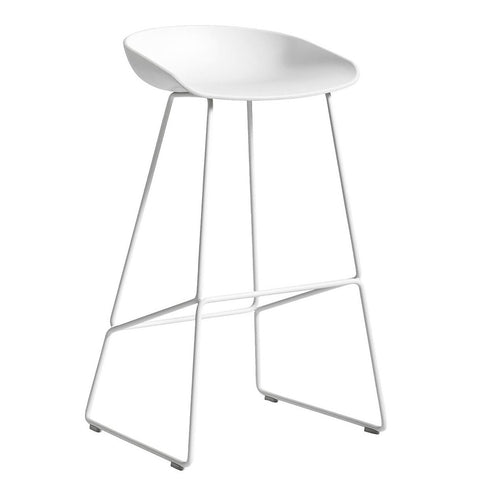 About a Stool AAS 38 Bar Stool High White Base