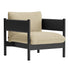 Arbor Club Armchair Lacquered Beech Base
