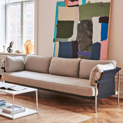 Can 2.0 3-Seater Sofa Frame Steel Chromed