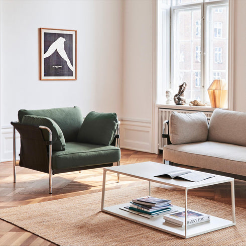 Can 2.0 Armchair Frame Steel Chromed