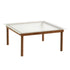 Kofi Coffee Table Walnut Base 80x80cm