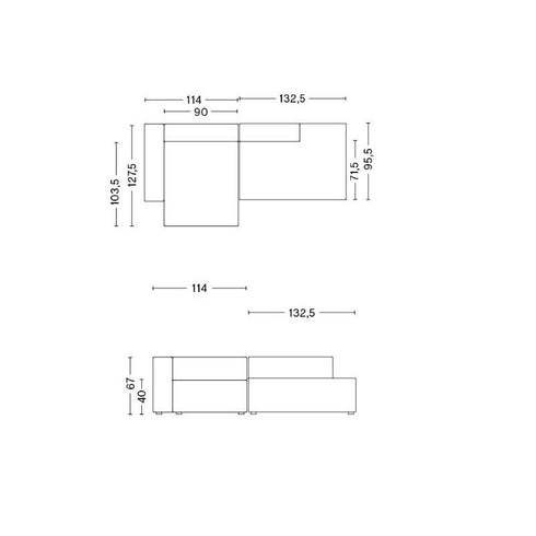 Mags 2,5 Seater Sofa 246x127.5cm