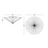Matin Flush Mount 500 Wall/ Ceiling Lamp