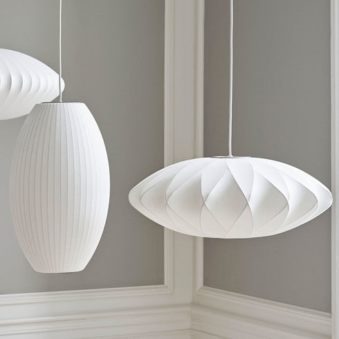 Nelson Saucer Crisscross Bubble Suspension Lamp