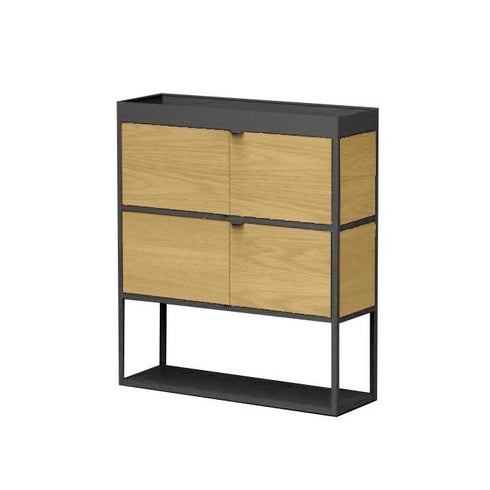 New Order Shelf With Door 100x115cm