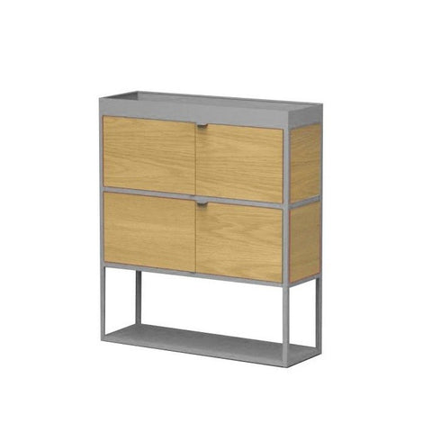 New Order Shelf With Door 100x115cm