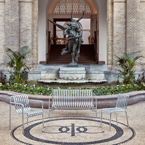 Palissade Dining Garden Armchair Hot Galvanised