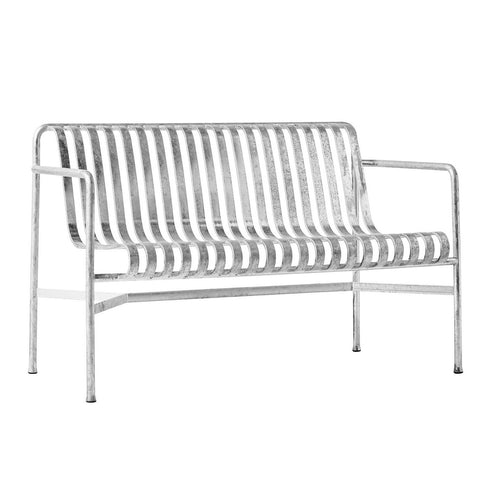 Palissade Dining Garden Bench Hot Galvanised