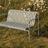 Palissade Dining Garden Bench Hot Galvanised