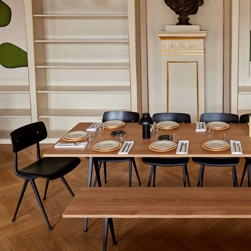 Pyramid 12 Bench Black Base 190x40cm