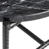 Rebar Side Table Marble Ø45cm